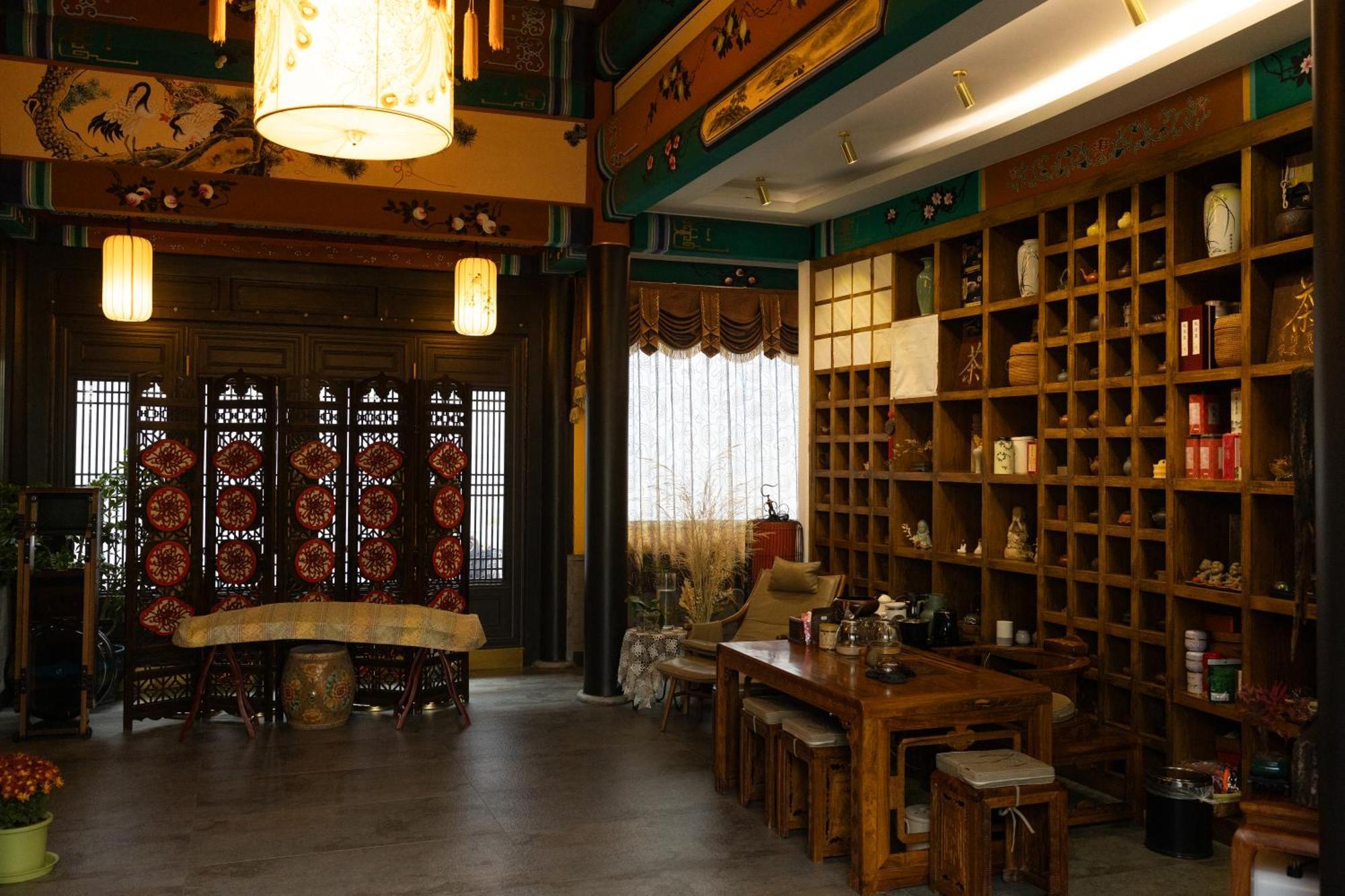 Datong Yunzhong Traditional Courtyard Exterior foto