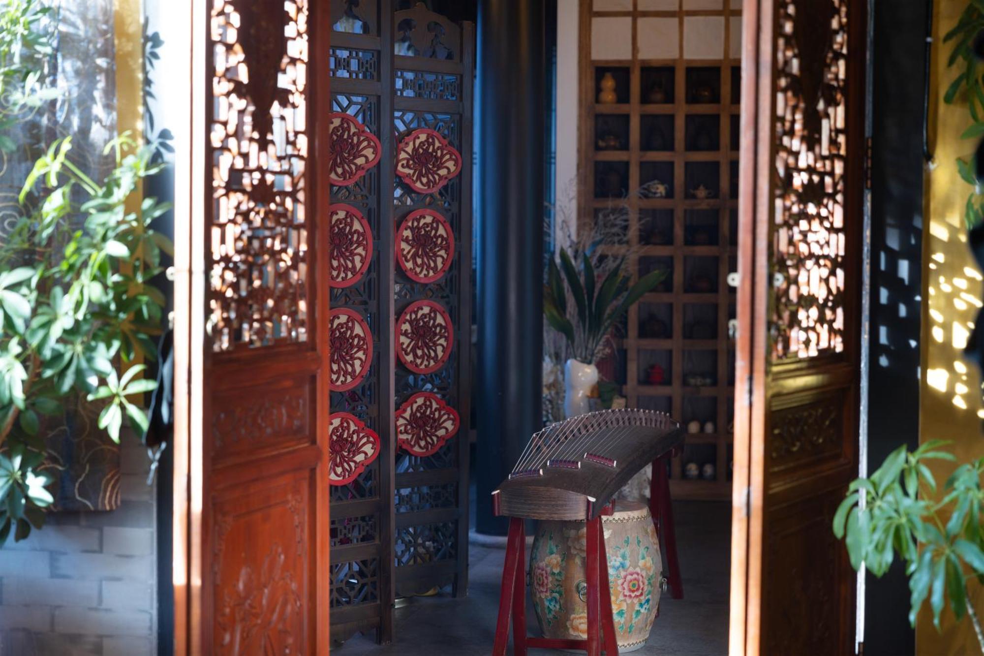 Datong Yunzhong Traditional Courtyard Exterior foto