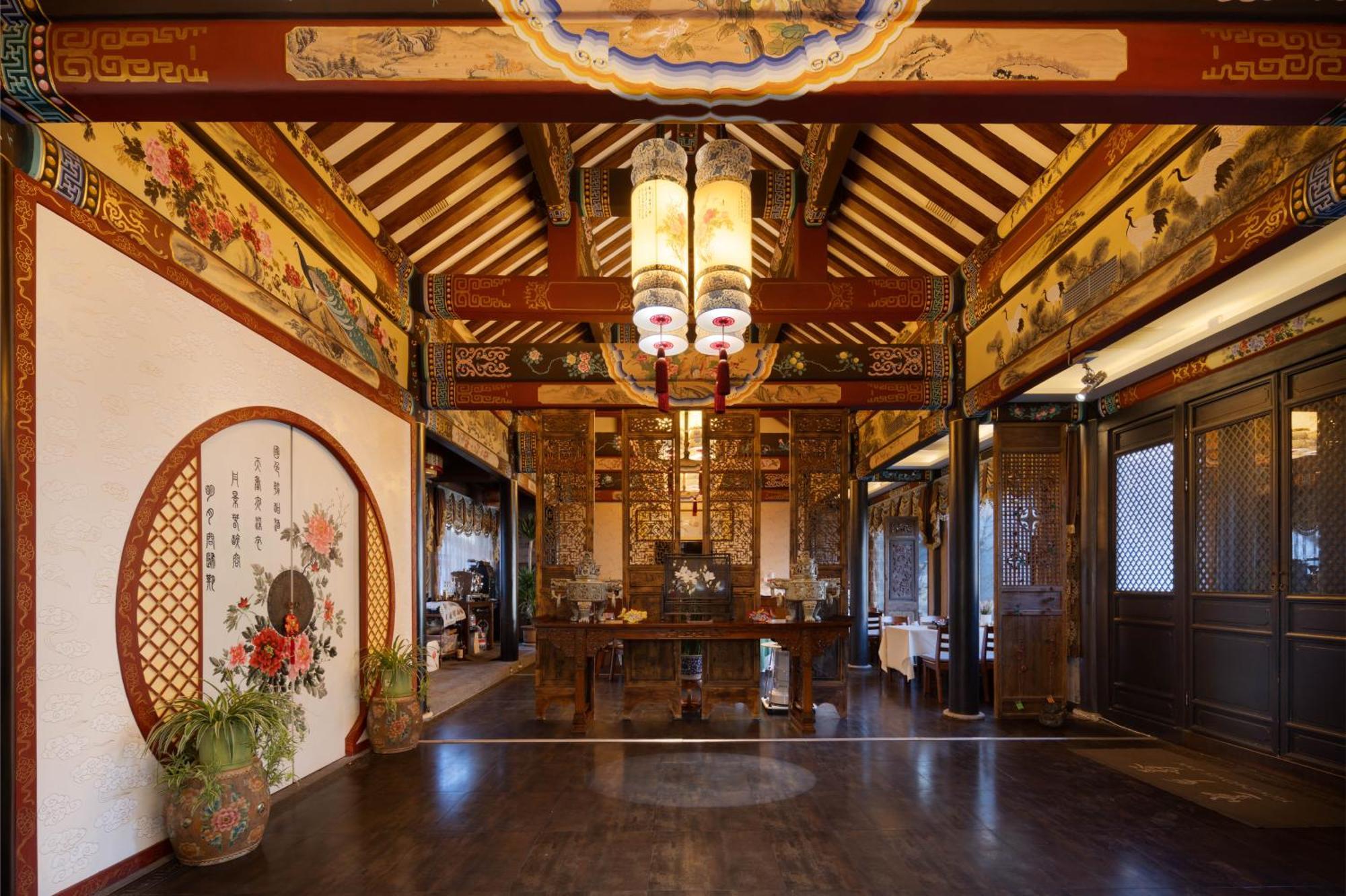 Datong Yunzhong Traditional Courtyard Exterior foto