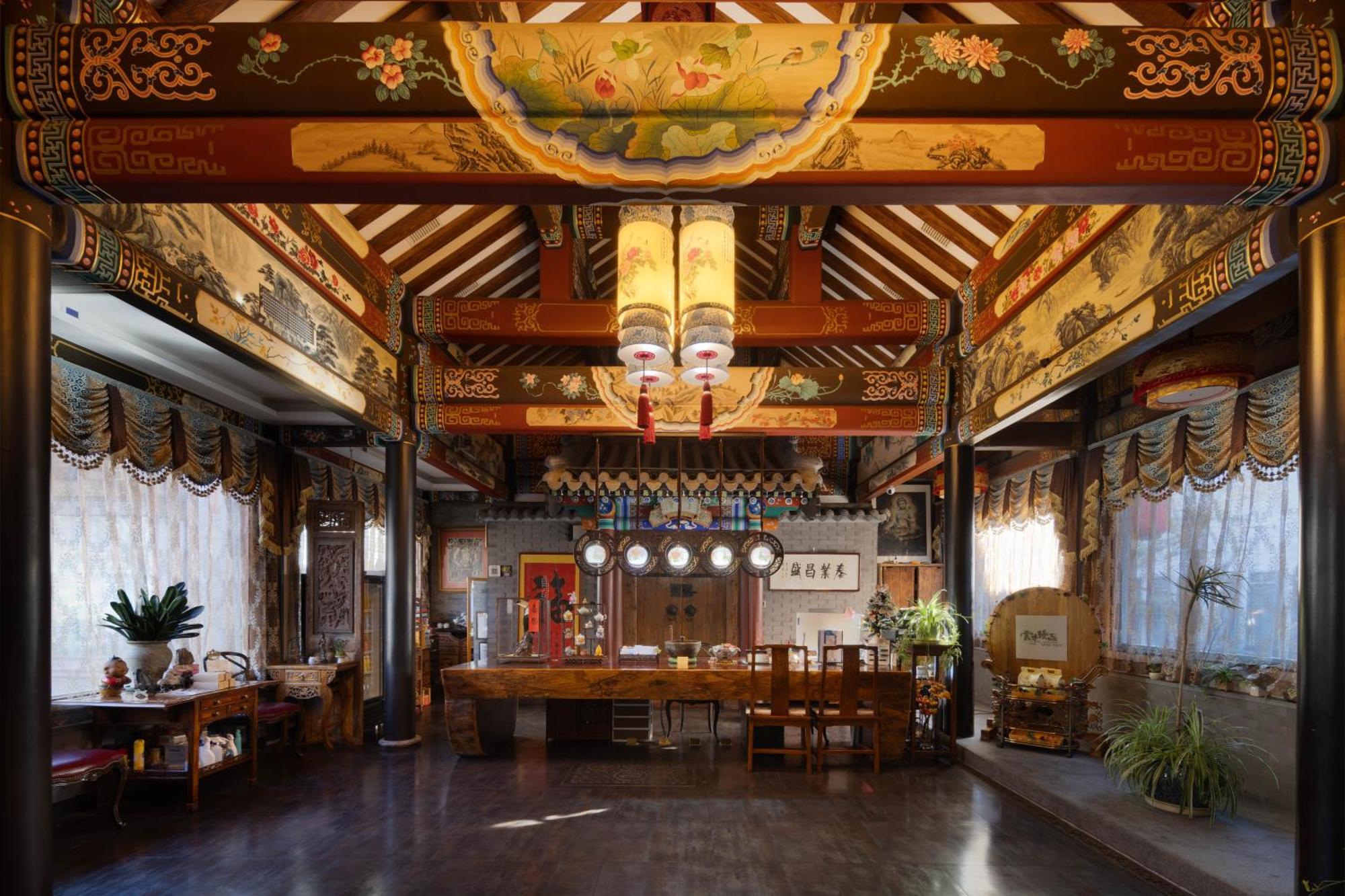 Datong Yunzhong Traditional Courtyard Exterior foto