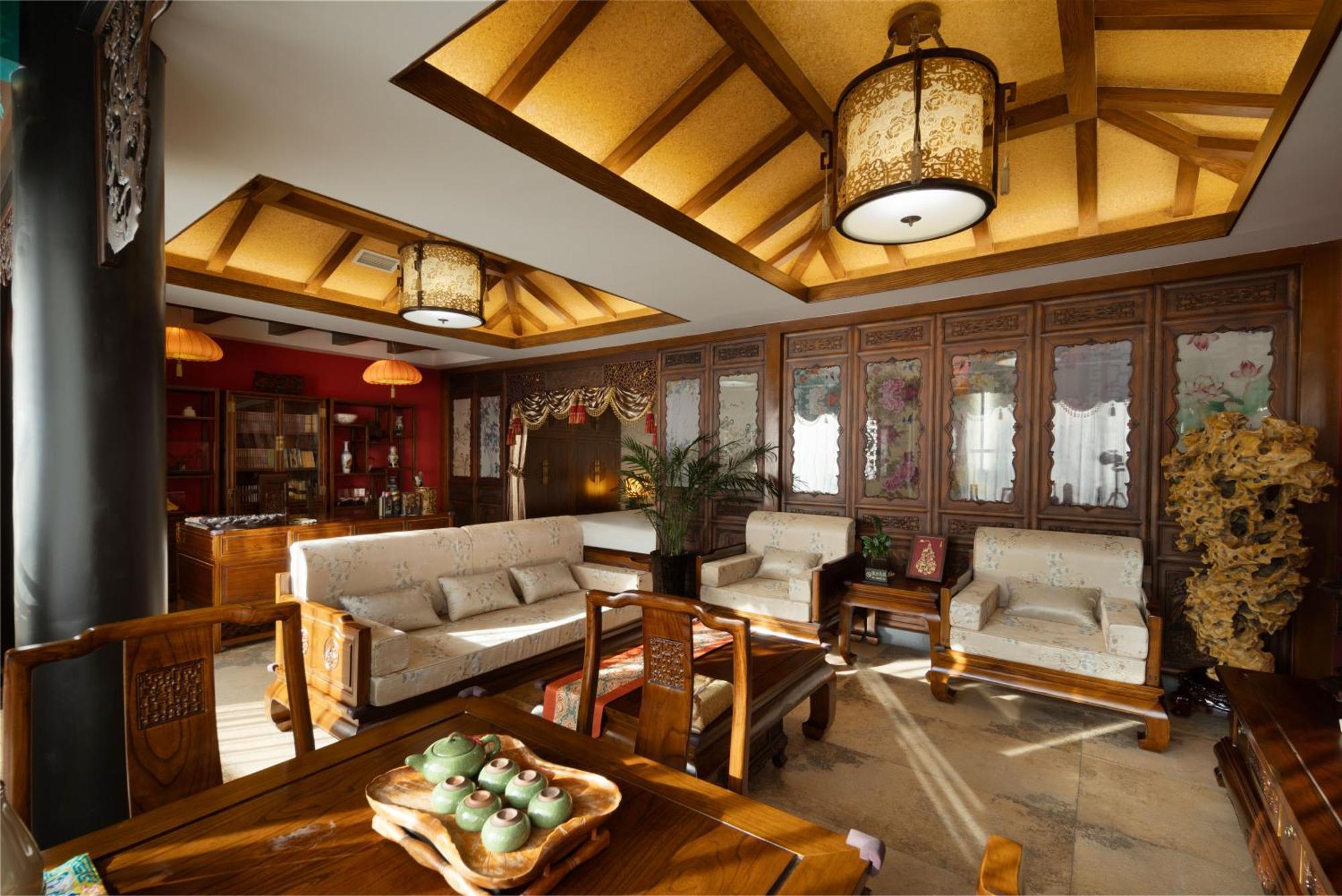Datong Yunzhong Traditional Courtyard Exterior foto